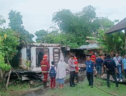 Rumah Warga di Pasir Sialang Diduga di Bakar Oleh Orang Tak di Kenal