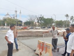 Renovasi Taman Kota Bangkinang Dikebut, Target Desember Rampung dan Jadi Ikon Baru daya Tarik Wisatawan   