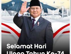 Pimpinan Redaksi Kampar Bersatu Ucapkan Selamat Ulang Tahun ke-74 Kepada Presiden Prabowo Subianto