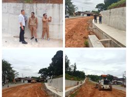 Progres Pelebaran Jalur Dua Bukit Cadika Arah Kantor Bupati Terus Berjalan, PUPR Kampar Turunkan Alat Berat