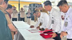 WUJUDKAN PROYEK PERUBAHAN PKN II, KALAPAS BANGKINANG LAKSANAKAN PERJANJIAN KERJASAMA LINTAS SEKTOR