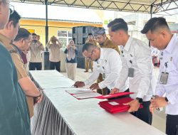 WUJUDKAN PROYEK PERUBAHAN PKN II, KALAPAS BANGKINANG LAKSANAKAN PERJANJIAN KERJASAMA LINTAS SEKTOR