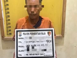 Polsek Perhentian Raja Tangkap Pelaku Pencabulan Pada Dua Anak Tirinya
