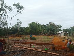 Proyek Gedung Koperasi Merah Putih di Pulau Gadang Tengah Berjalan Lancar