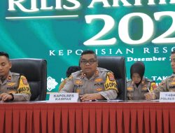 Rilis Akhir Tahun Polres Kampar Komitmen Berantas Kriminalitas dan Layani Masyarakat 