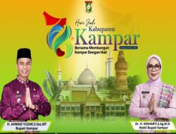 Bupati Kampar Ajak Masyarakat Semarakkan Hari Jadi Kabupaten Kampar Ke-76 Tahun 2026   