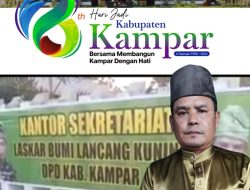Ketua LBLK Kampar Dt Panglimo Eri Bakri Mengucapkan Selamat HUT ke-76 Kabupaten Kampar