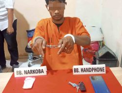Tim “Rem Blong” Sat Narkoba Polres Kampar Tangkap Pelaku Narkoba di Merangin, Sita Sabu 25,97 Gram