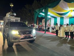 Dikpora Kampar Tampil Elegan di Pawai Takbir Keliling Sambut Idul Fitri 1447 H Dengan Kekompakan