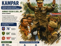 Semarak Hari Satpol PP Kampar Diwarnai Nyanyian Dangdut Bersama Bupati Ahmad Yuzar