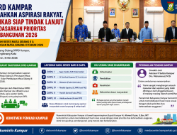DPRD Kampar Sampaikan Aspirasi Rakyat, Pemkab Siap Tindak Lanjut Berdasarkan Prioritas Pembangunan 2026