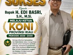 Dukungan Mengalir, Anak Muda Kampar Optimistis Edi Basri Mampu Majukan KONI Riau
