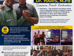 Tiga Pimpinan Perusahaan Media Online di Kampar Dijamu Direktur PT SPR Riau Dr. Haris, M.Pd, Suasana Penuh Keakraban