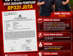 Breaking News: Robby Wahyudi Resmi Laporkan Inisial MH ke Polda Riau, Dugaan Penipuan Rp331 Juta