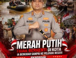 Semarakkan HUT Kemerdekaan ke-81, Polres Kampar Gelar Ekspedisi Merah Putih Presisi di Tanjung Belit Selatan