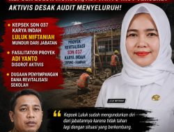 Terkuak Dugaan Penyimpangan Proyek Revitalisasi, Kepsek Luluk Mundur; Adi Yanto Ikut Terseret, Aktivis Desak Audit Menyeluruh Anggaran Revitalisasi Sekolah