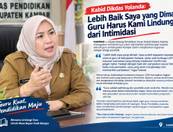 Kabid Dikdas Yolanda: Guru Harus Kami Lindungi dari Intimidasi LSM dan Wartawan, Berikut Uraian nya