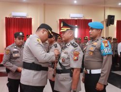 Kapolres Kampar Pimpin Sertijab, Kapolsek Kampar Kiri Diganti